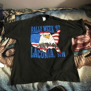 Rally Week 1997 Laconia NH Biker Vintage Shirt